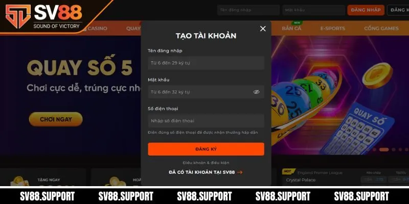 Đăng ký trực tuyến website