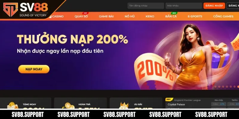 Đủ 18 tuổi để đăng ký SV88